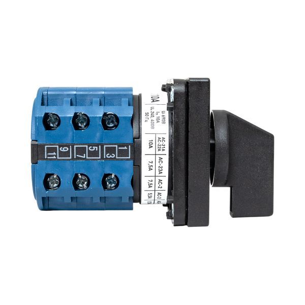 Переключатель кулачковый ПК-1-53 3П 10А "1-2" EKF pk-1-53-10