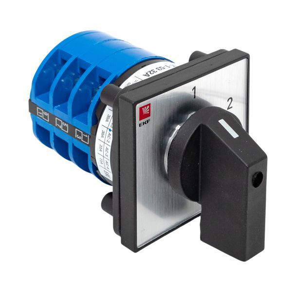 Переключатель кулачковый ПК-1-53 3П 32А "1-2" EKF pk-1-53-32