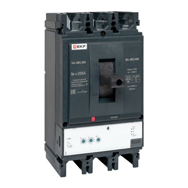 Выключатель автоматический 3п 400/200А 45кА ВА-99C Compact NS PROxima EKF mccb99C-400-200
