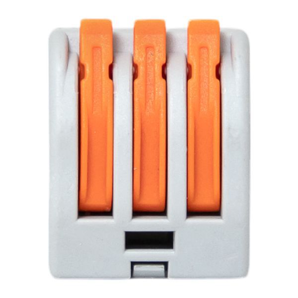 Клемма СМК-413 с рычагом 3 отверстия 0.08-2.5кв.мм (уп.100шт.) PROxima EKF plc-smk-413