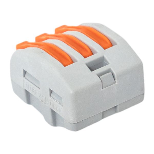 Клемма СМК-413 с рычагом 3 отверстия 0.08-2.5кв.мм (уп.100шт.) PROxima EKF plc-smk-413