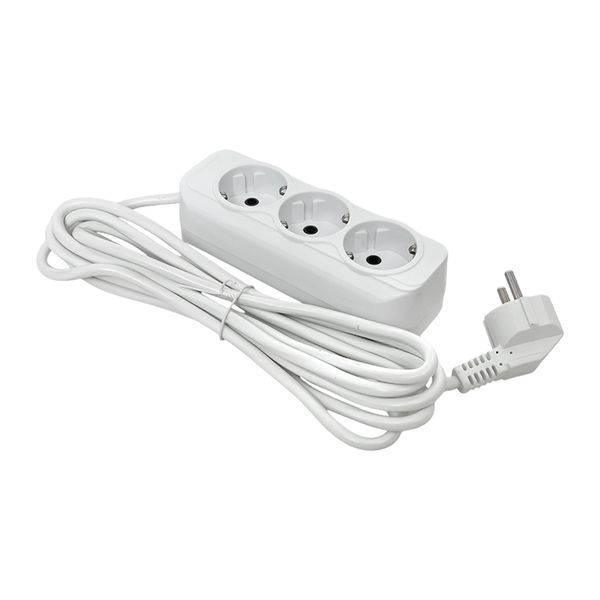 Удлинитель 3х5м с заземл. 16А IP20 "Эксперт" 3.5кВт з/к ПВС 3х1 EKF UBA16-310-3-05