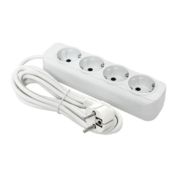 Удлинитель 4х2м с заземл. 16А IP20 "Эксперт" 3.5кВт з/к ПВС 3х1 EKF UBA16-310-4-02