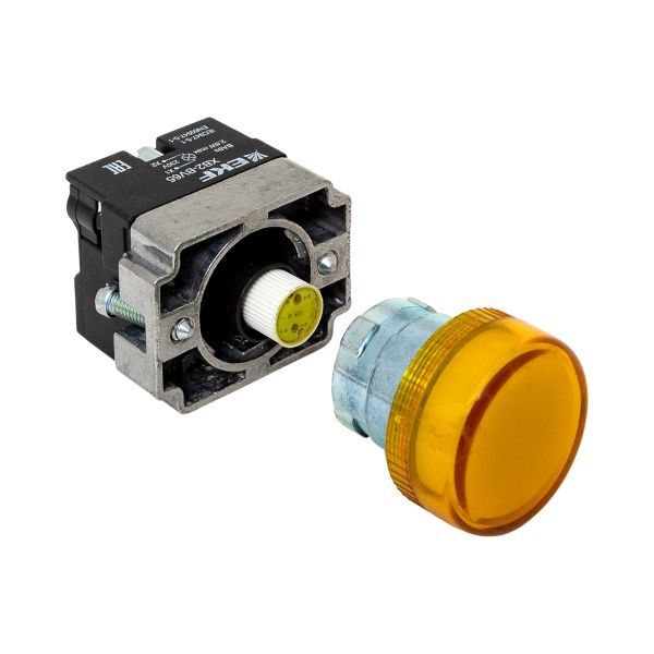 Лампа сигнальная BV65 желт. EKF xb2-bv65