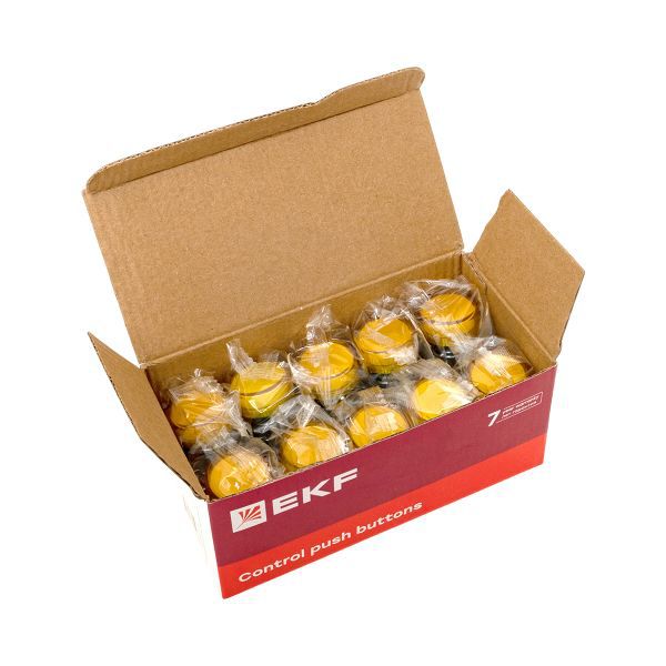 Лампа сигнальная BV65 желт. EKF xb2-bv65