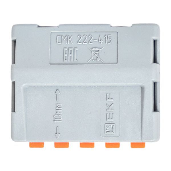 Клемма СМК-415 с рычагом 5 отверстий 0.08-2.5кв.мм (уп.100шт.) PROxima EKF plc-smk-415