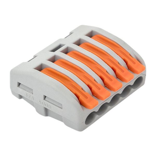 Клемма СМК-415 с рычагом 5 отверстий 0.08-2.5кв.мм (уп.100шт.) PROxima EKF plc-smk-415