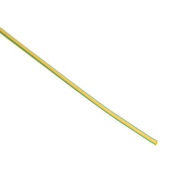 Трубка термоусадочная ТУТ нг 4/2 желт./зел. (уп.200м) EKF tut-4-yg