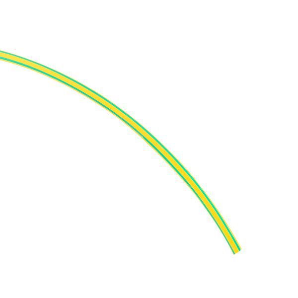 Трубка термоусадочная ТУТ нг 6/3 желт./зел. (уп.100м) EKF tut-6-yg