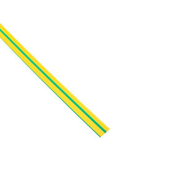 Трубка термоусадочная ТУТ нг 10/5 желт./зел. (уп.100м) EKF tut-10-yg