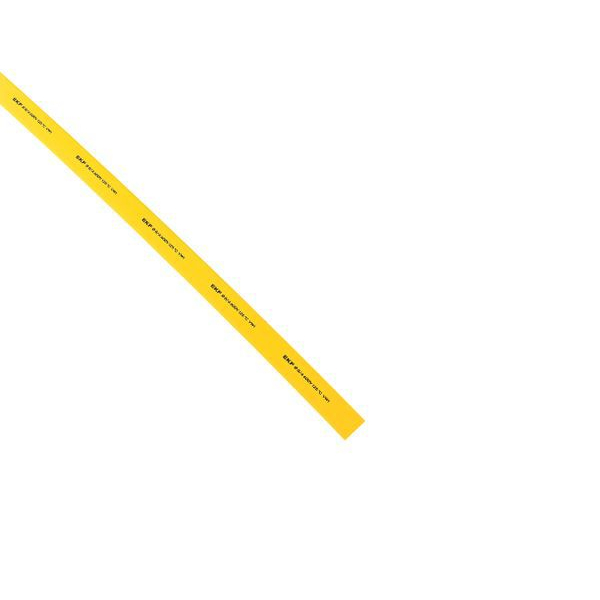 Трубка термоусадочная ТУТ нг 8/4 желт. (уп.100м) EKF tut-8-y