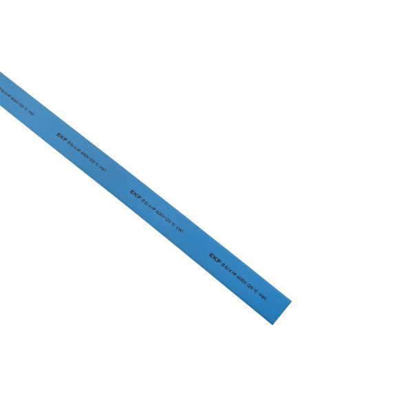 Трубка термоусадочная ТУТ нг 8/4 син. (уп.100м) EKF tut-8-g