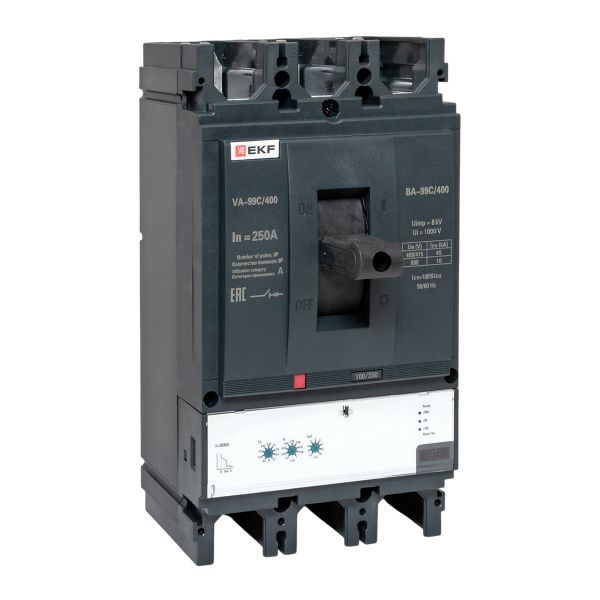 Выключатель автоматический 3п 400/250А 45кА ВА-99C Compact NS PROxima EKF mccb99C-400-250