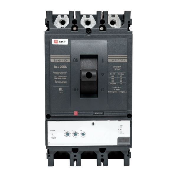 Выключатель автоматический 3п 400/225А 45кА ВА-99C Compact NS PROxima EKF mccb99C-400-225