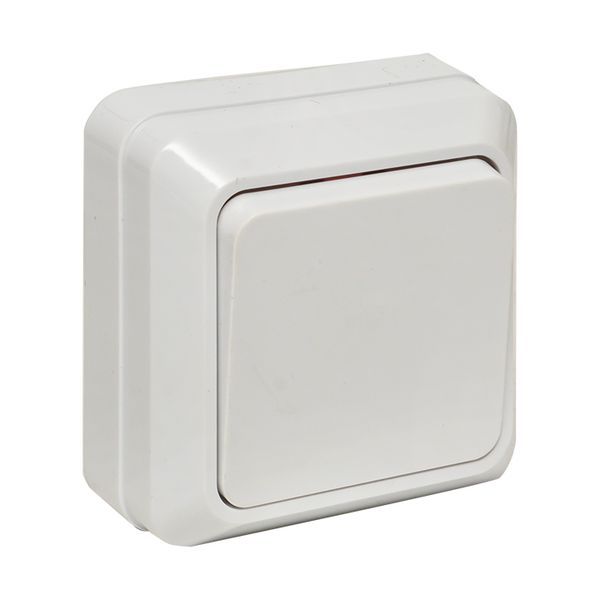 Выключатель 1-кл. ОП Рим 10А IP20 бел. EKF ENV10-021-10