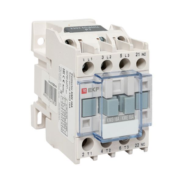 Контактор КМЭ 18А 220В 1NC EKF ctr-s-18-220-nc