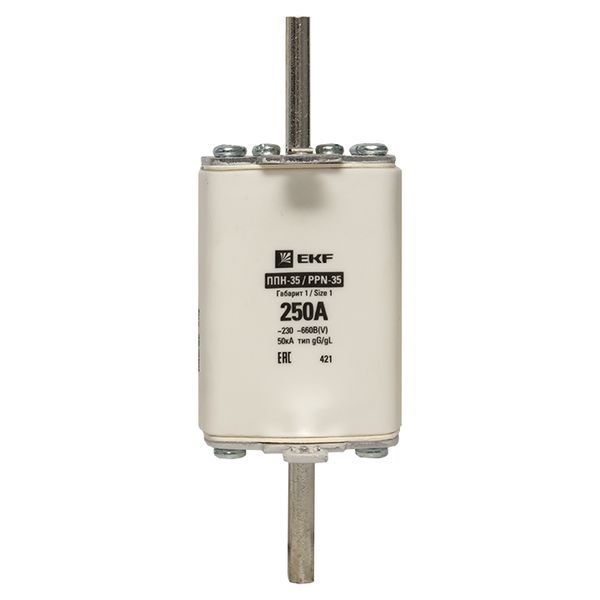 Вставка плавкая ППН-35 250/250А габарит 1 EKF fus-35/250