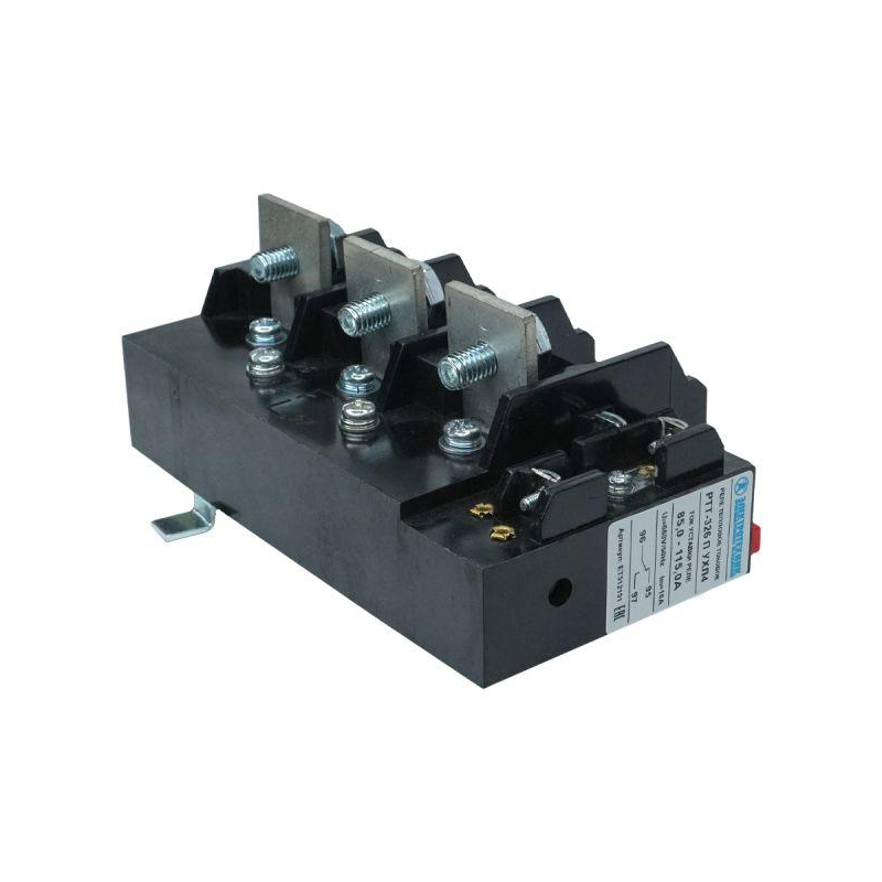 Реле тепл. РТТ-326 П УХЛ4 100А 85.0-115.0А 660В/50Гц 1з+1р ручной возврат IP00 Электротехник ET512151