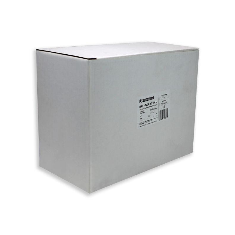 Пускатель магнитный ПМЛ-2220 УХЛ4 Б 220В 1з 25А нереверсивный с реле 17-25А IP54 Электротехник ET508573