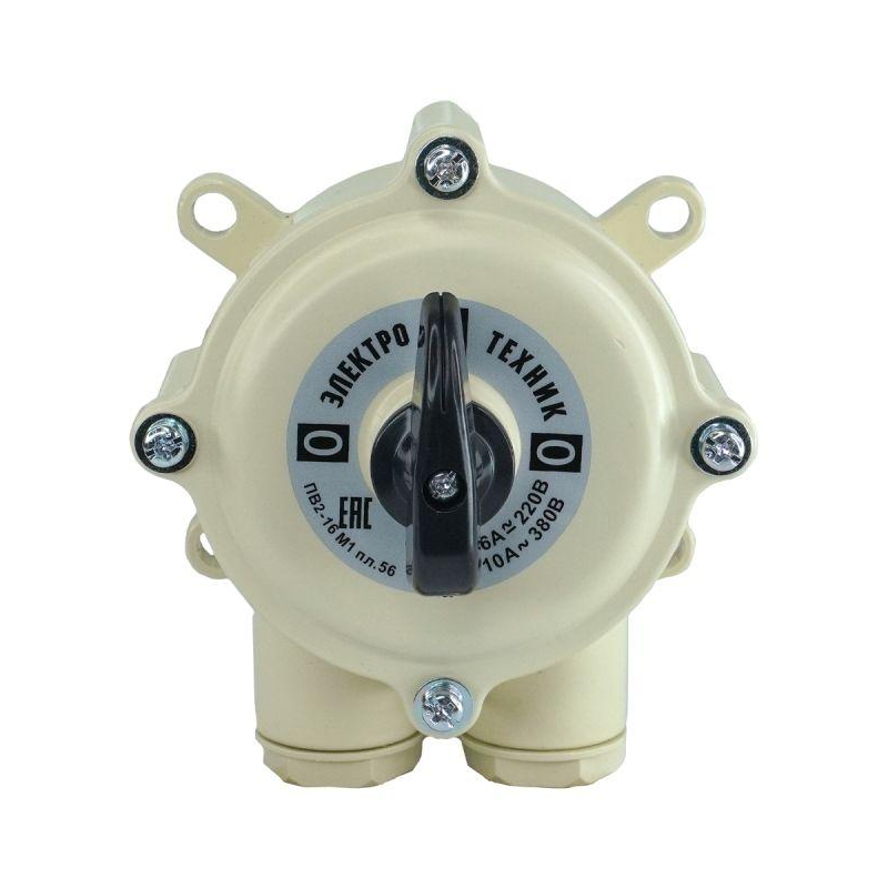 Выключатель пакетный ПВ2-16А в пл. корп. IP56 Электротехник ET001802