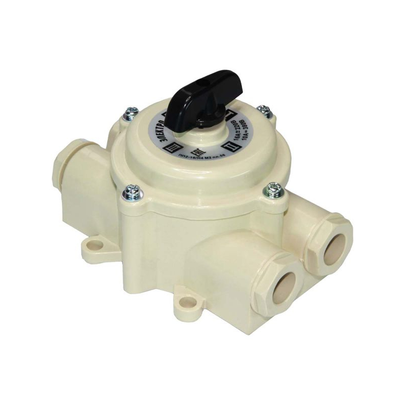 Переключатель пакетный ПП 2-16/Н4 М2 пл. 56 16А; пластмассовый корпус; IP56 Электротехник ET008596