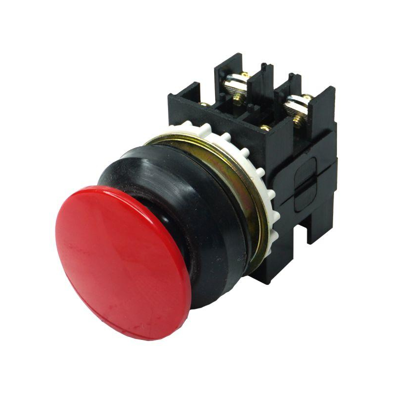 Выключатель кнопочный ВК30-10-22130-54 У2 2з+2р гриб без фиксации 10А 660В IP54 красн. Электротехник ET055278