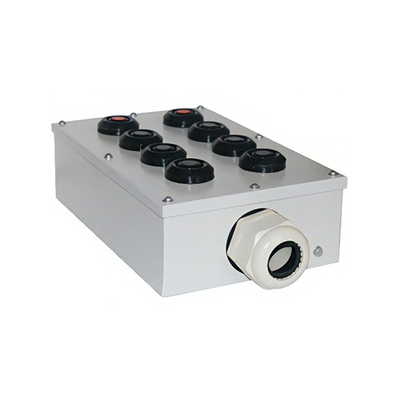 Пост кнопочный ПКУ-15-21.241-54У2 (6хКЕ081/2(1з+1р) черн. + 2хКЕ081/2(1з+1р) красн. + PG-36) Электротехник ET054497