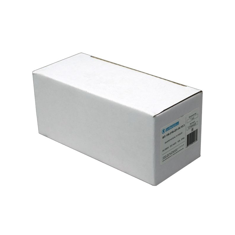 Выключатель конечн. ВП 15К-21Б-221-54 У2.3 толкатель с роликом; полумгновенный IP54 Электротехник ET004423