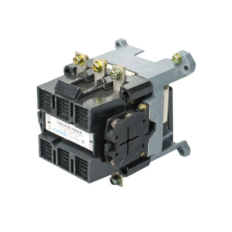 Пускатель электромагнитный ПМА-4100 УХЛ4 В 220В/50Гц 2з+2р 63А нереверсивный без реле IP00 Электротехник ET000507