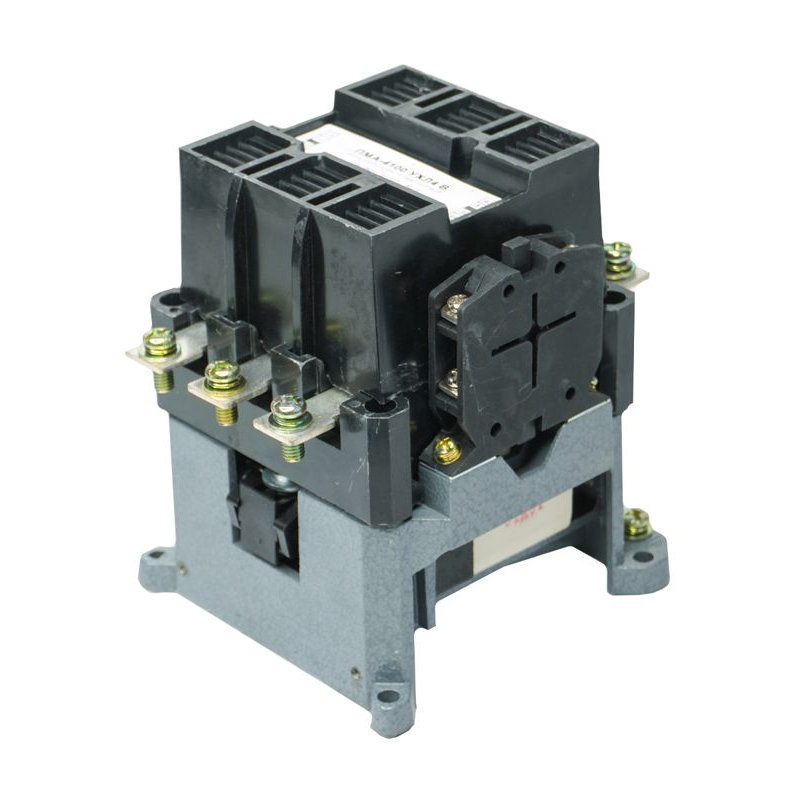 Пускатель электромагнитный ПМА-4100 УХЛ4 В 220В/50Гц 2з+2р 63А нереверсивный без реле IP00 Электротехник ET000507