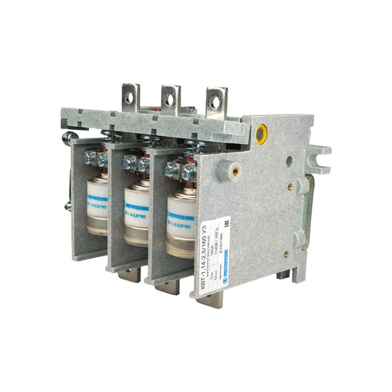 Контактор вакуумный КВТ-1.14-2.5/160 У3 220В 1з+2р нереверсивный без реле Электротехник ET557366