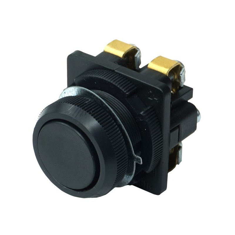 Кнопка КЕ-011/1 2з цилиндр 10А 660В IP40 черн. Электротехник ET507206