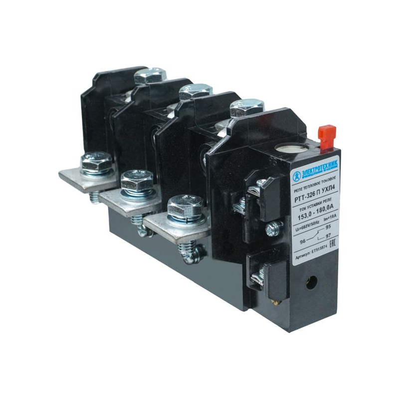 Реле тепл. РТТ-326 П УХЛ4 180А IP00 Электротехник ET515874