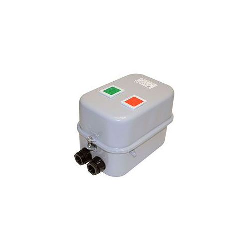 Пускатель магнитный ПМ 12-025220 У2 220В 1з 25А нереверсивный с реле 21.3-25.0А в корп. IP54 с кноп. ПУСК+СТОП+R Электротехник ET000231