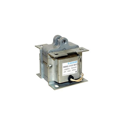 Электромагнит ЭМИС-3100 МУЗ 380В тянущее исполнение ПВ 100проц. IP20 с гибк. вывод. Электротехник ET003961