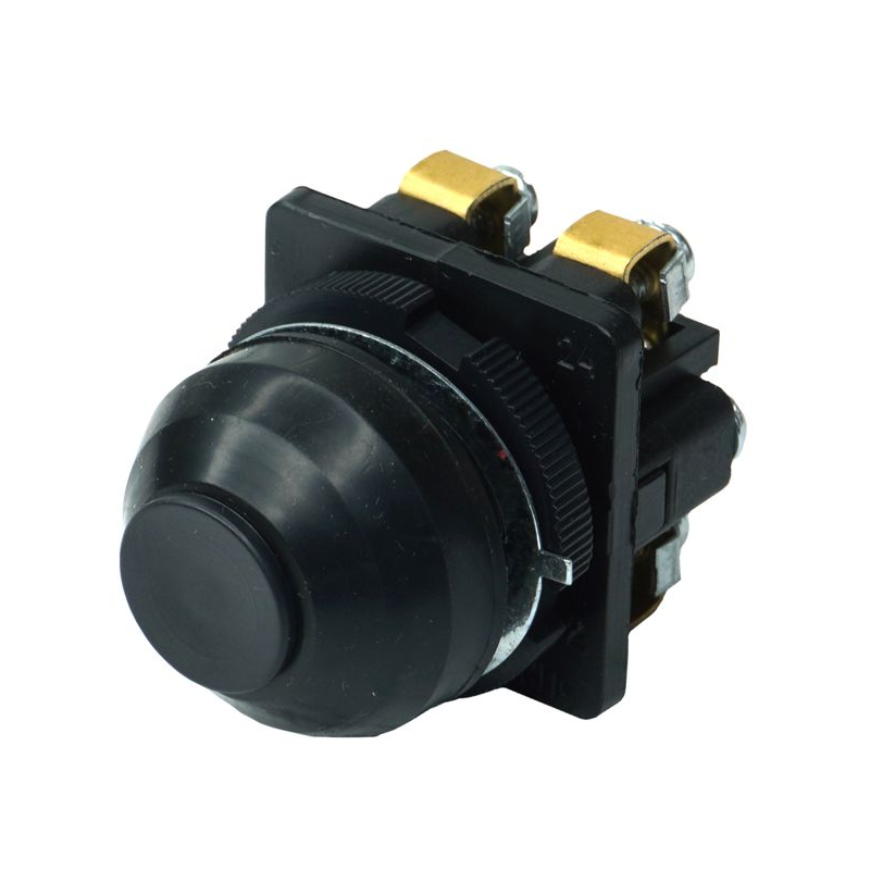 Выключатель кнопочный КЕ-081 У2 исп.2 1з+1р цилиндр IP54 10А 660В черн. Электротехник ET502364