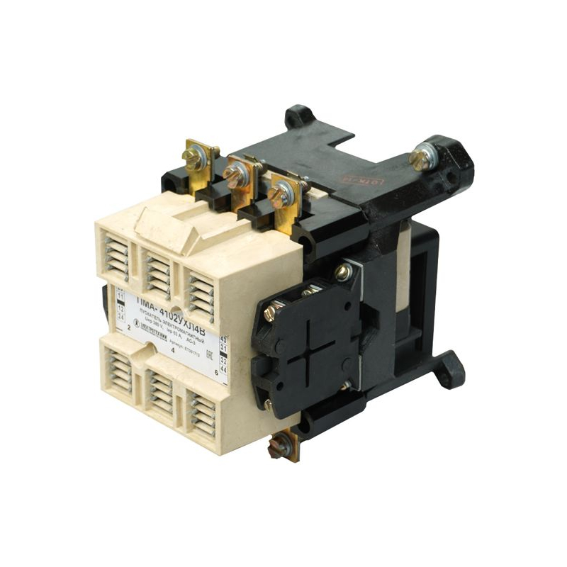 Пускатель электромагнитный ПМА-4102 380В/50Гц 2з+2р 63А нереверс. без реле IP00 УХЛ4 В Электротехник ET001713