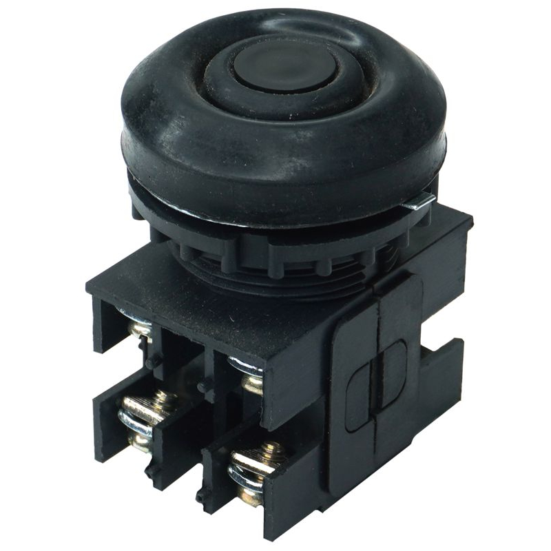 Выключатель кнопочный ВК30-10-22110-54 У2 2з+2р цилиндр 10А 660В IP54 черн. Электротехник ET052784