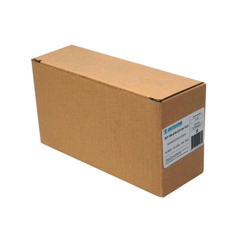 Выключатель путевой ВП 15К-21Б-231-54 У2.8 рычаг с роликом прямого действия IP54 Электротехник ET004427