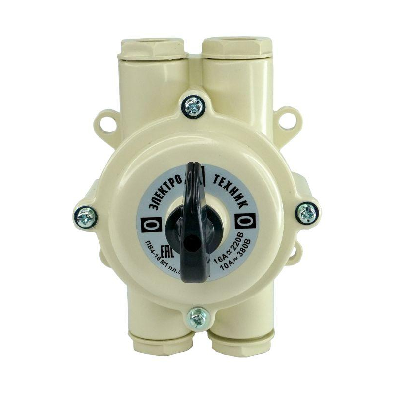 Выключатель пакетный ПВ4-16А в пл. корп. IP56 Электротехник ET002667