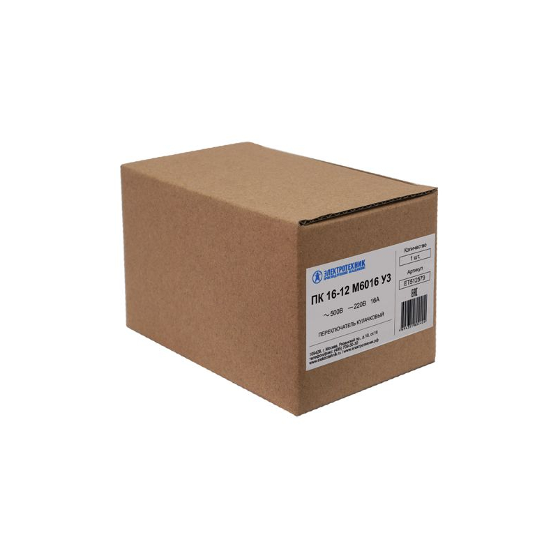 Переключатель унив. ПК16-12М-6016 У3 Электротехник ET512579