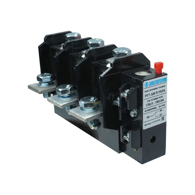 Реле тепл. РТТ-326 П УХЛ4 160А IP00 Электротехник ET512153