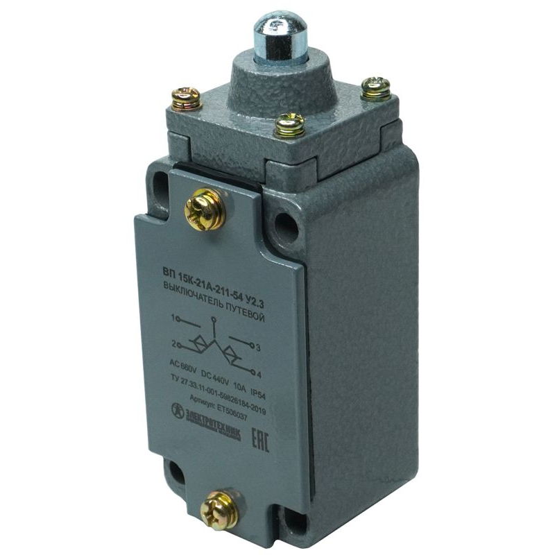 Выключатель конечн. ВП 15К-21А-211-54 У2.3 Электротехник ET506037