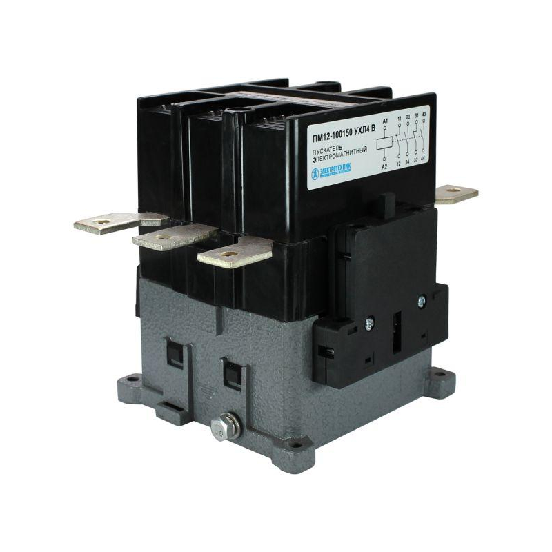 Пускатель магнитный ПМ 12-100150 УХЛ4 В 220В/50Гц 2з+2р 100А Электротехник ET502581