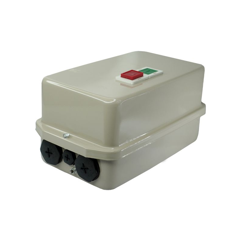 Пускатель магнитный ПМЛ-3220 УХЛ4 Б 220В/50Гц 1р+1з 40А нереверсивный с реле РТ1-93 30-40А в корпусе из металла IP54 с кнопками ПУСК + СТОП Электротехник ET508577