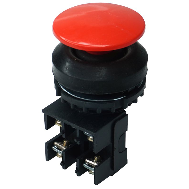 Кнопка ВК-30-10-11130-54 У2 красн. 1з+1р гриб без фиксации IP54 10А 660В Электротехник ET053190