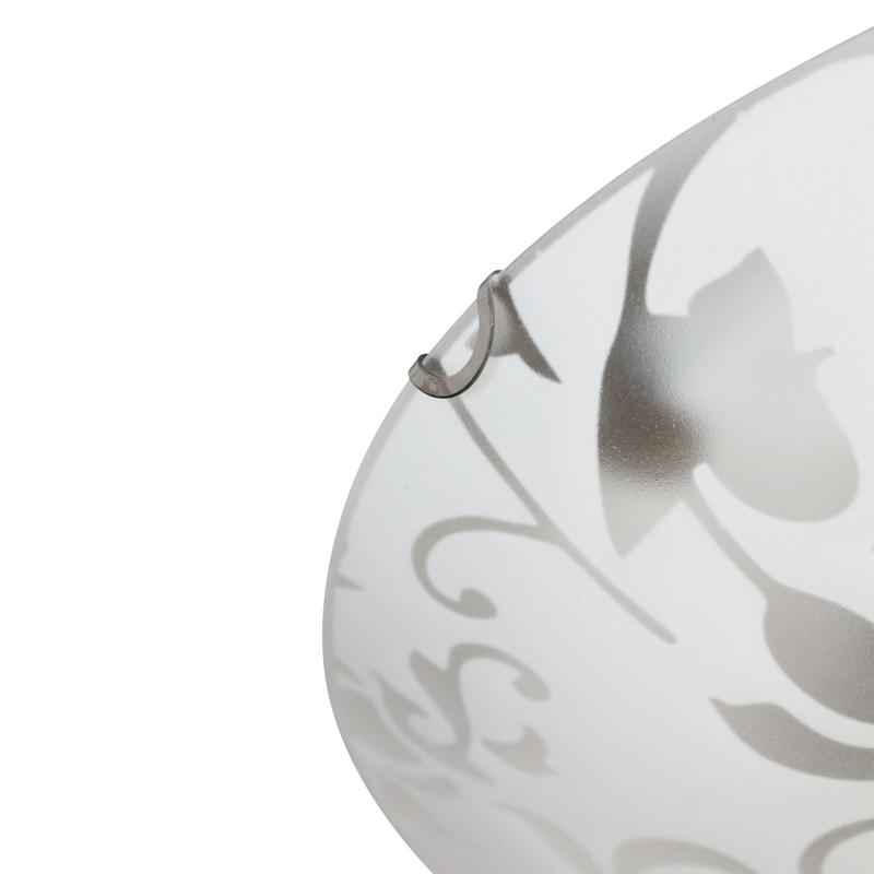 Светильник НПБ 06-3х60 М65 "Эрика" 400 60Вт E27 IP20 матов. бел./клипсы хром (инд. упак.) Элетех 1005204385