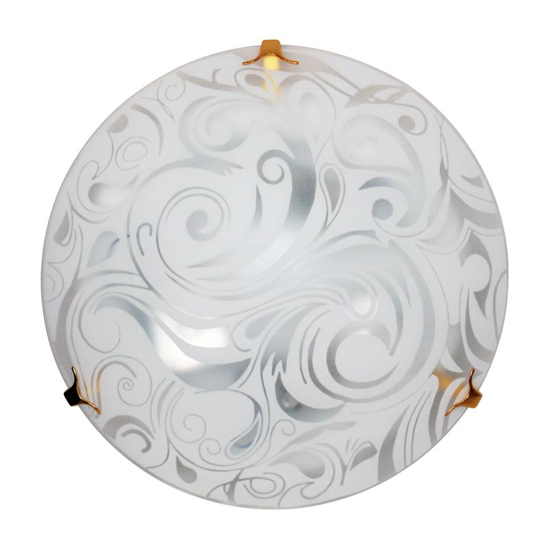 Светильник НПБ 06-3х60 М65 "Иней" 400 матов. бел./клипсы зол. (инд. упак.) Элетех 1005204964