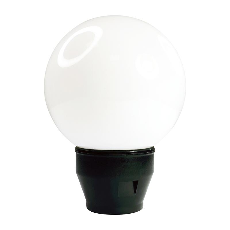 Светильник НТУ 06-40-01 "Шар" d160 Г IP55 опал ПММА /корпус черный Элетех 1030480082