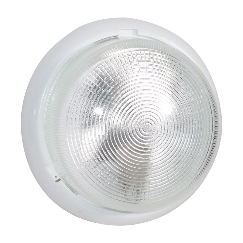 Светильник НБО 23-100-001 "Раунд" d240 1х100Вт E27 IP44 корпус бел. Элетех 1005500569